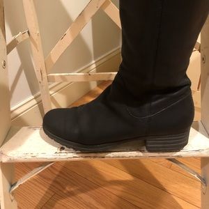 Clark Black Leather Boots